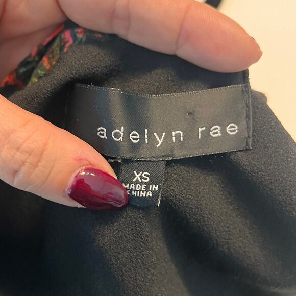 Adelyn Rae Black Paint Splatter Print Sleeveless Sheath Dress XS - Picture 5 of 12